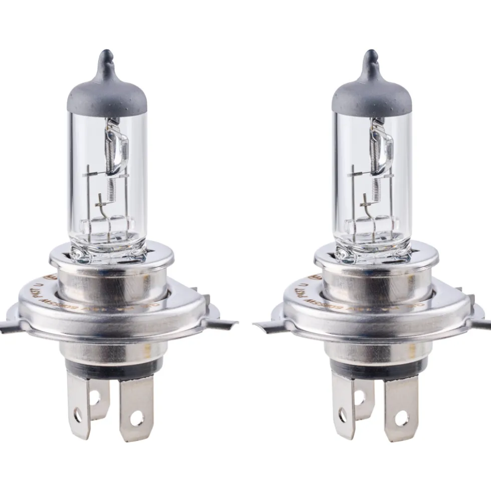 Halogen-Scheinwerferlampen 2 Stück H4 12V 60/55W