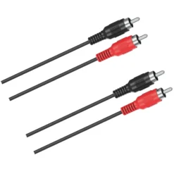 hama® Audio Kabel Stereo 1,5 Meter 2 x Cinch auf Cinch