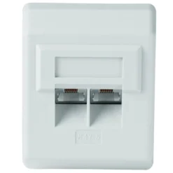 hama® CAT-5e Modular-Wanddose Aufputz