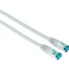 hama® CAT-6 Netzwerkkabel 5 m, geschirmt in Grau