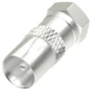 hama® SAT-Adapter, F-Stecker - Koax-Stecker, steckbar