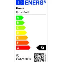hama® WiFi LED-Einbaustrahler 5 W , Satin-Nickel