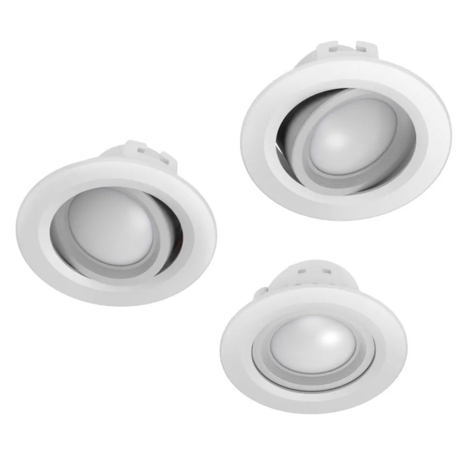 hama® WiFi LED-Einbaustrahler 5 W, Weiß, 3 Stück