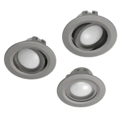 hama® WiFi LED-Einbaustrahler 5 W, Satin-Nickel, 3 Stück