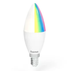 hama® WLAN-LED-Lampe in Kerzenform multicolor 5,5 W mit E14-Sockel
