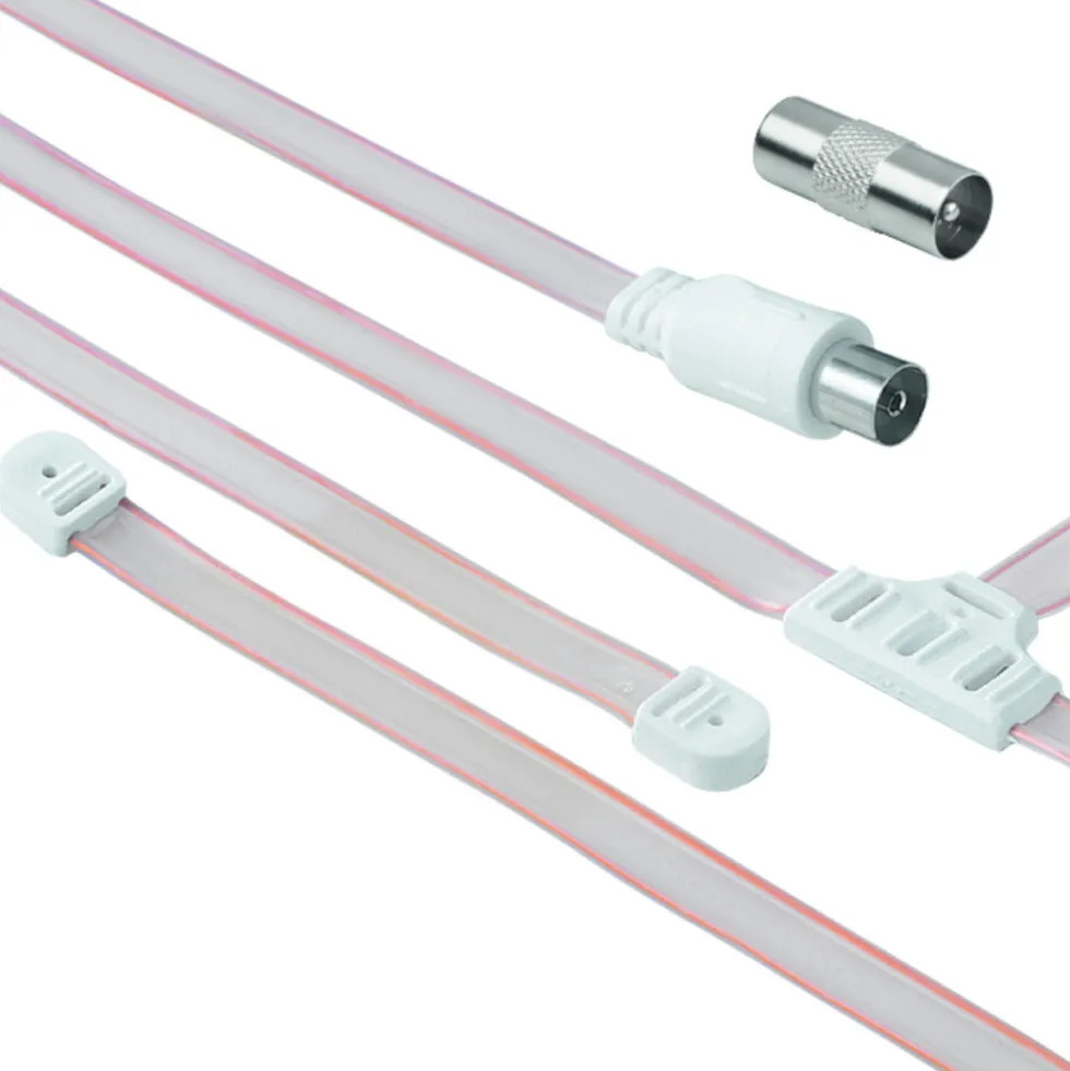 hama® Wurfantenne (Dipole) mit Koax Kupplung, inklusive Adapter