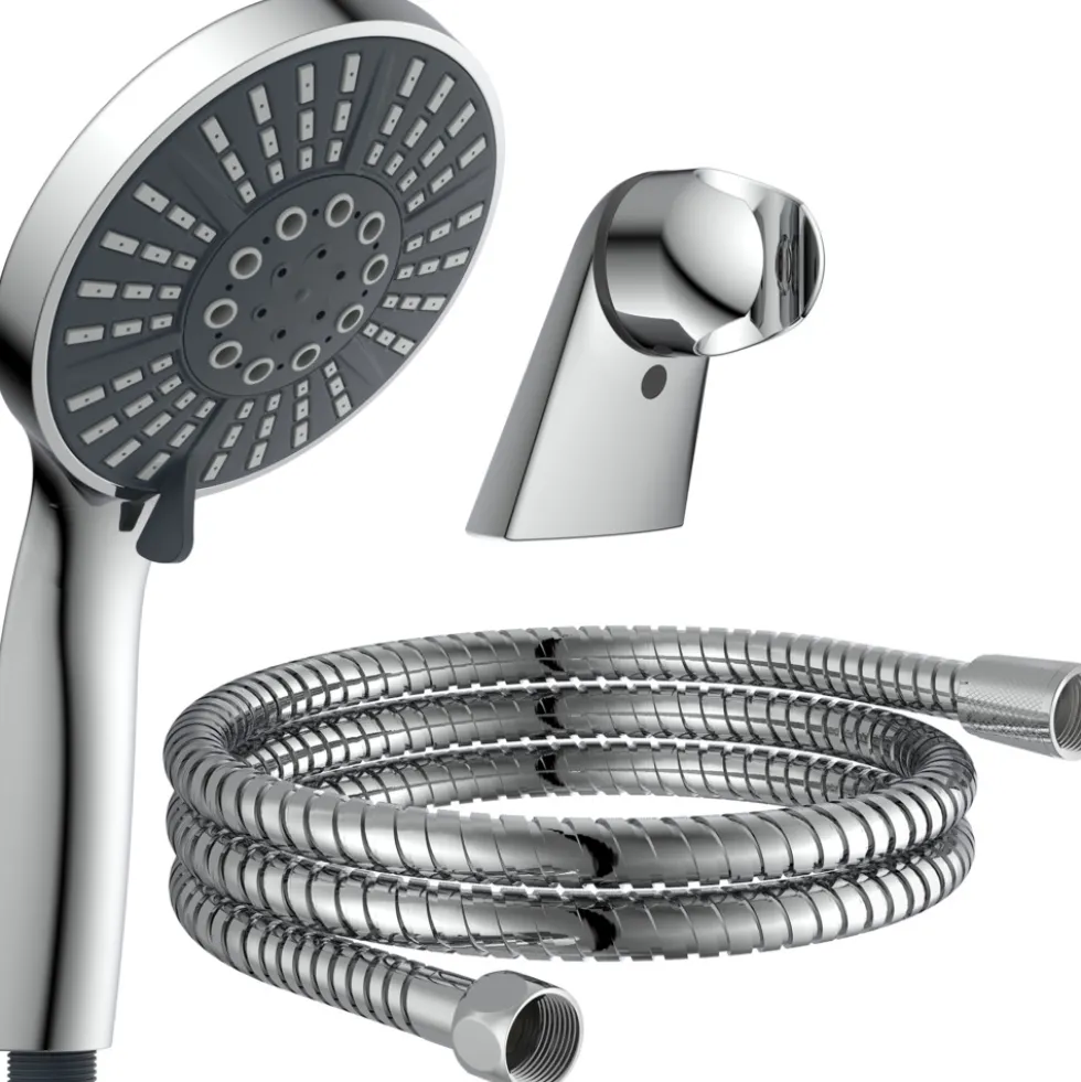 Handbrause-Set ADRIA chromfarben