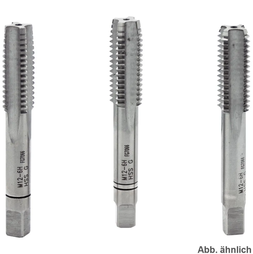Hand-Gewindebohrersatz M6 3-teilig