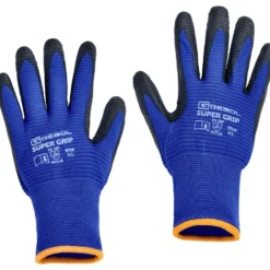 Handschuhe Super Grip Größe 9 aus Nylon mit Nitril-Beschichtung