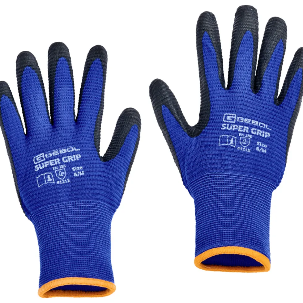 Handschuhe Super Grip Größe 8 aus Nylon
