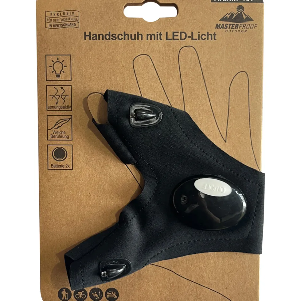 Handschuh mit LED-Licht