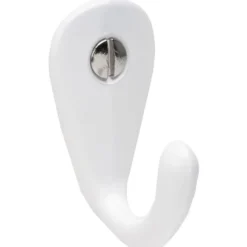 Handtuchhaken aus Aluminium 25mm weiß