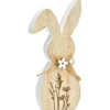 Hase aus Holz 9 x 20 x 2 cm
