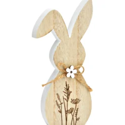 Hase aus Holz 9 x 20 x 2 cm