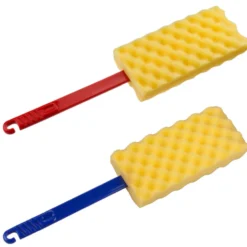 Heizkörperbürste 45 cm mit Schaumstoffüberzug und Kunststoffstiel in verschiedenen Farben