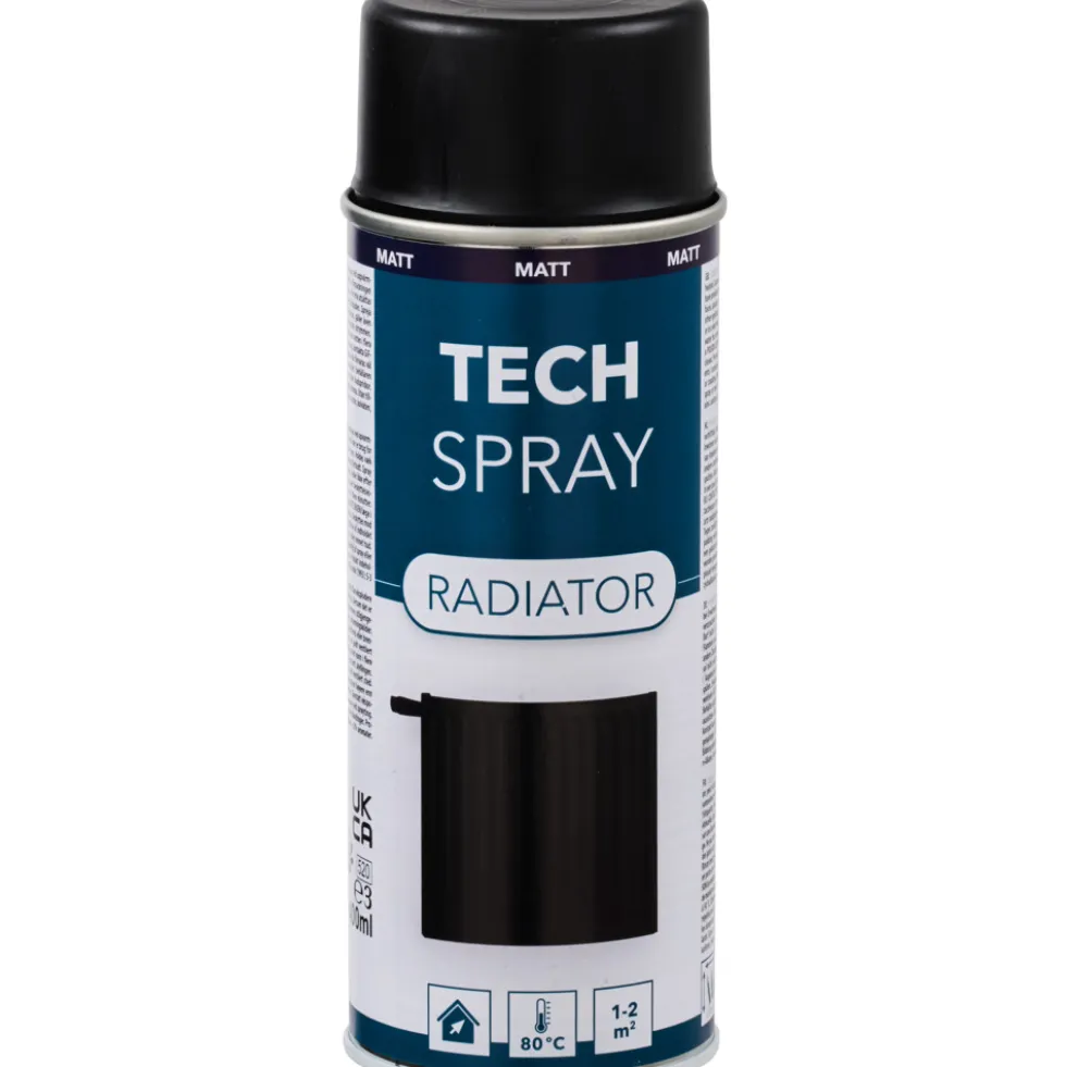 Heizkörperlack Tech Spray schwarz 400 ml
