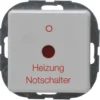 Heizungs-Notschalter Kontrollleuchte AquaKombi weiß IP44 Unterputz Schalter