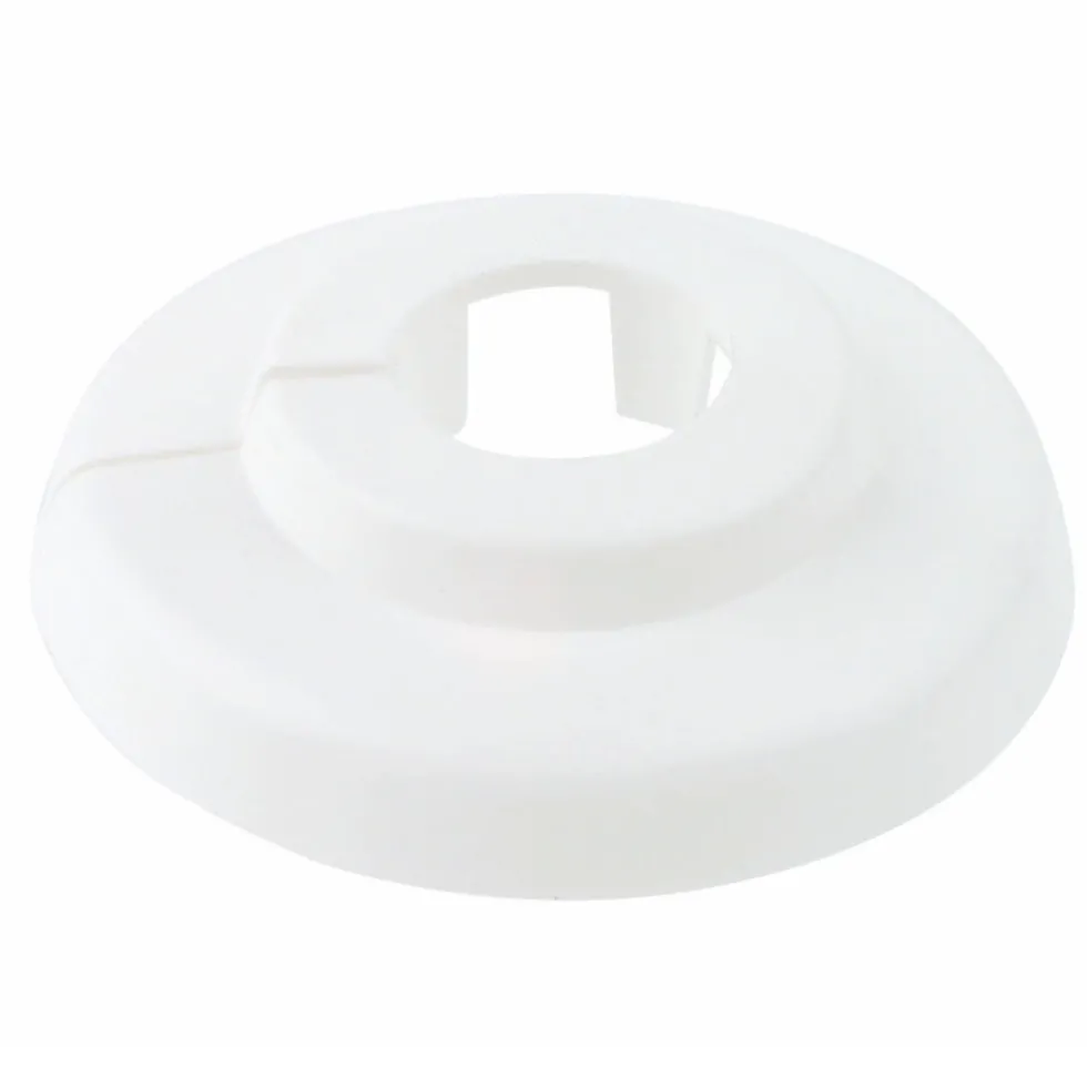 Heizungs-Rosette PVC weiß 22 x 10 mm