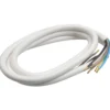 Herdanschlussleitung H05VV-F 5G 2,5mm² 2 m in Weiß