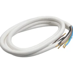 Herdanschlussleitung H05VV-F 5G 2,5mm² 2 m in Weiß