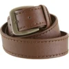 Herren Gürtel Länge 115-135 cm in Dunkelbraun mit 3,7 cm Breite