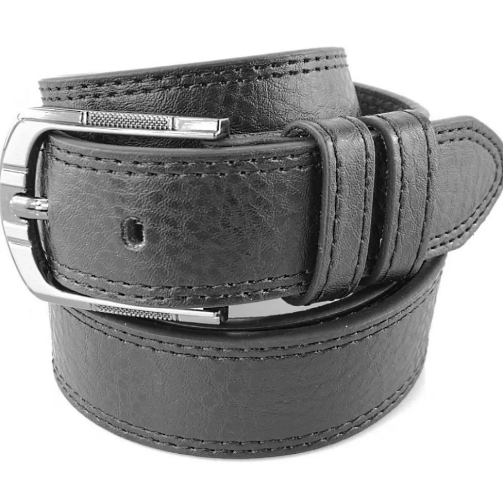 Herren Gürtel Länge 115-135 cm in Schwarz
