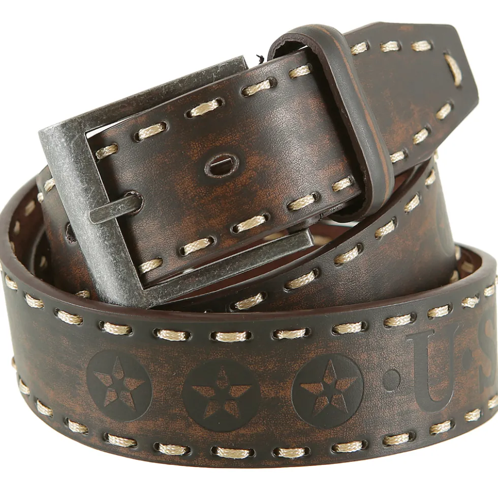 Herren Gürtel Länge 115-135 cm mit 3,7 cm Breite