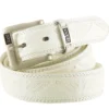 Herren Ledergürtel Länge 115-135 cm mit 3,7 cm Breite