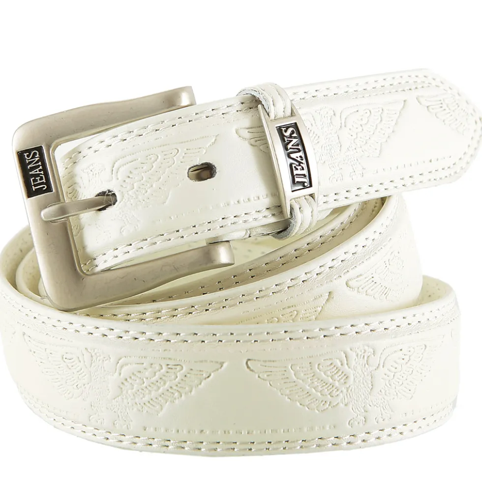 Herren Ledergürtel Länge 115-135 cm mit 3,7 cm Breite