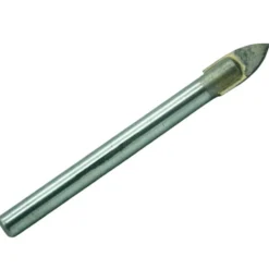 HM-Glasbohrer Ø 6,0 x 76 mm mit lanzenförmiger Hartmetallspitze