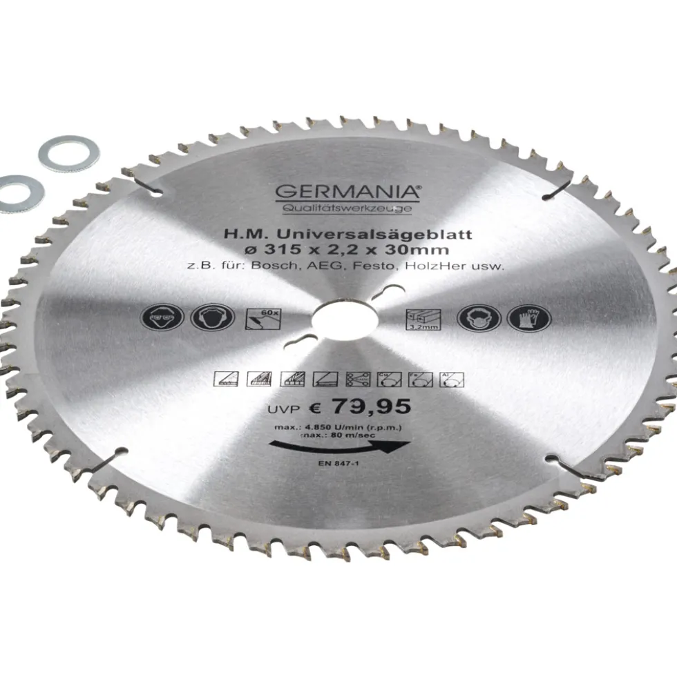 HM Multi-Sägeblatt 315x30mm 60 Zähne universal