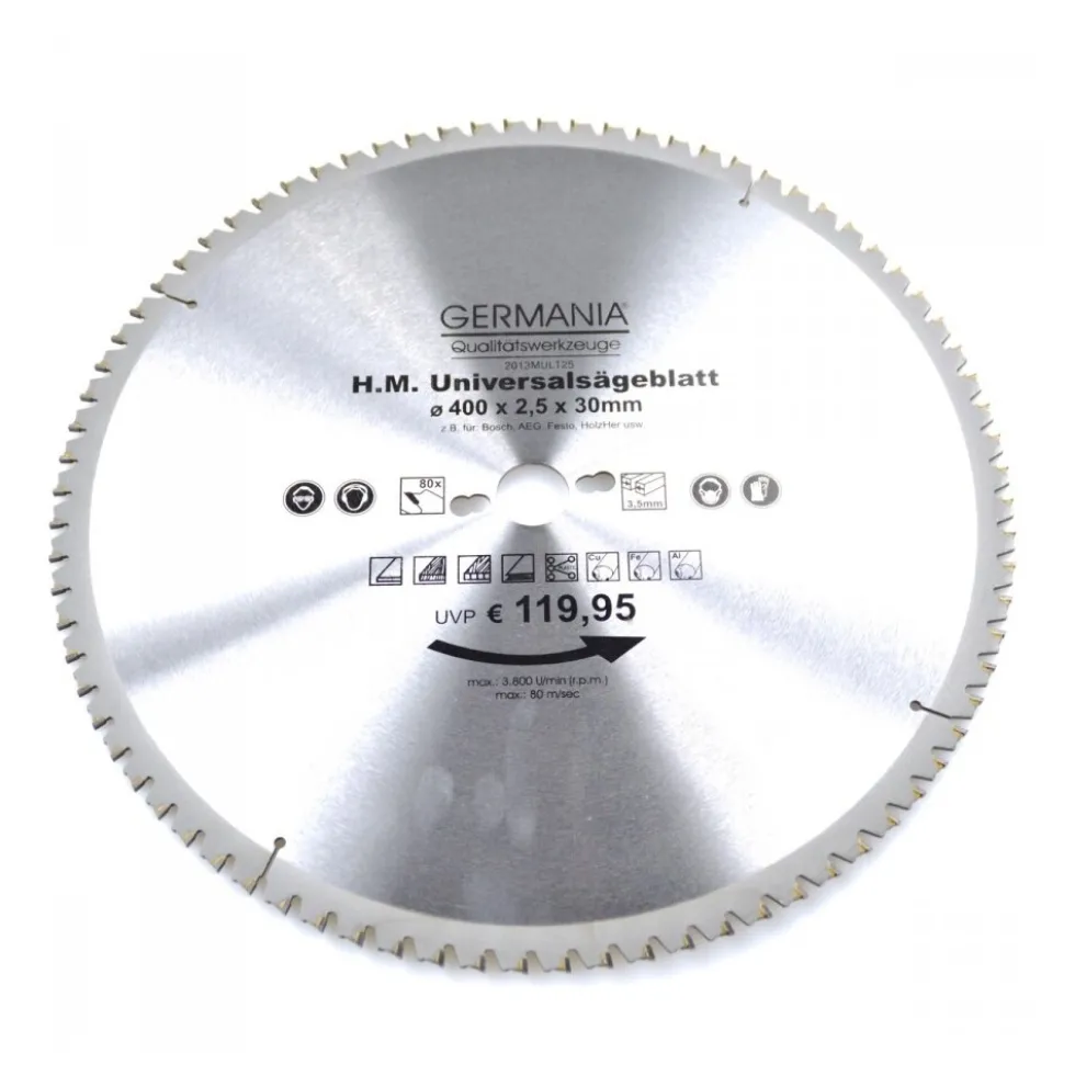 HM Multi-Sägeblatt 400x30mm 80 Zähne universal
