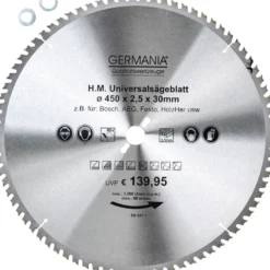 HM Multi-Sägeblatt 450x30mm 80 Zähne universal