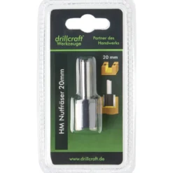 HM Nutfräser 20mm Drillcraft Oberfräser Holzfräser Nut Fräser Nutenfräser
