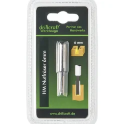 HM Nutfräser 6mm Drillcraft Oberfräser Holzfräser Nut Fräser Nutenfräser