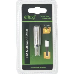 HM Nutfräser 3,2mm Drillcraft Oberfräser Holzfräser Nut Fräser Nutenfräser