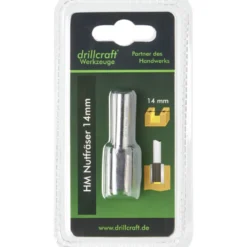 HM Nutfräser 14mm Drillcraft Oberfräser Holzfräser Nut Fräser Nutenfräser