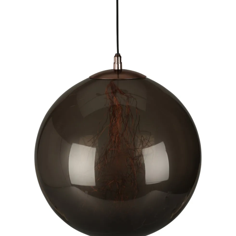 Hängelampe Ø 35 cm in Grau mit 300 LEDs