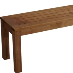 Hockerbank XL, 190 x 36 x 46 cm, Holz Eukalyptus geölt