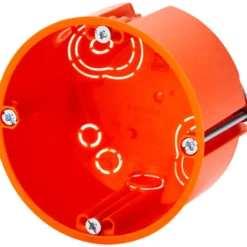 Hohlwand-Schalterdose Ø 68 mm x T 47 mm orange