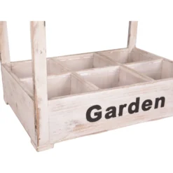 Holz Blumenkasten ''GARDEN'' für 6 Pflanztöpfe