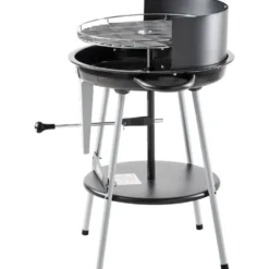 Holzkohlegrill mit Hebelhöhenverstellung Ø 46,5 cm Grillrost