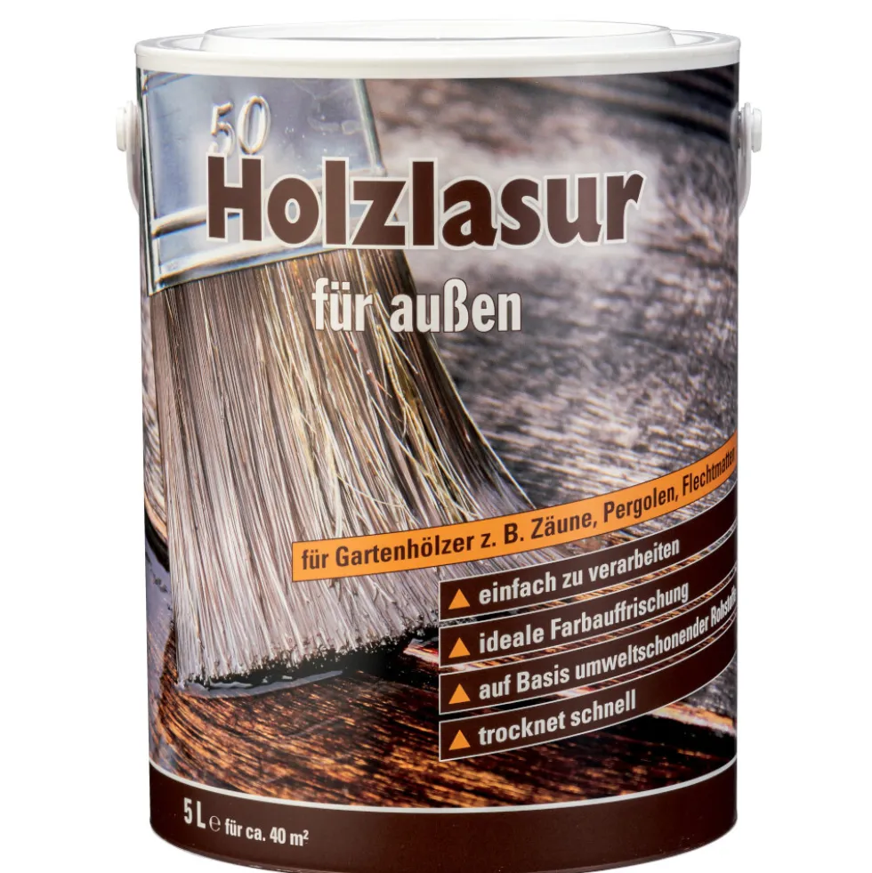 Holzlasur 5 Liter, Nussbaum