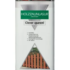 Holzzaunlasur 5 Liter naturbraun