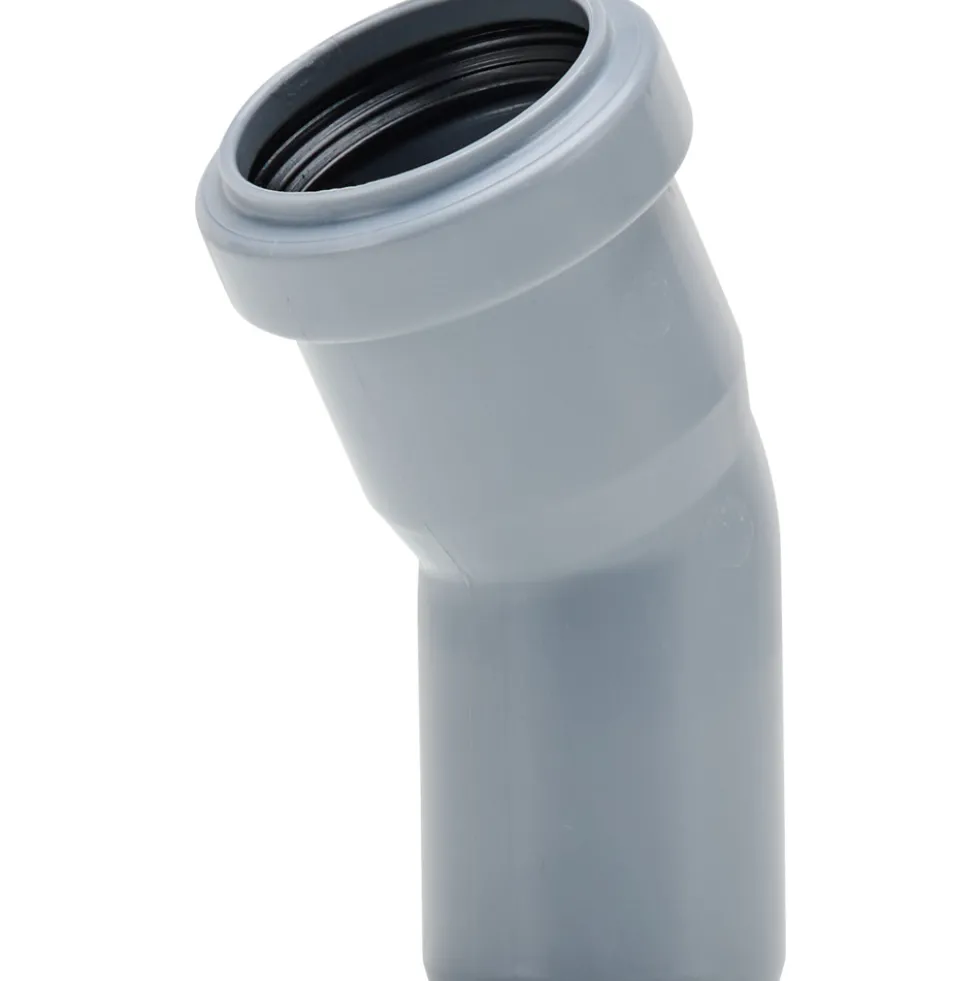 HTB-Abwasserbogen DN 40 mit 30° Winkel