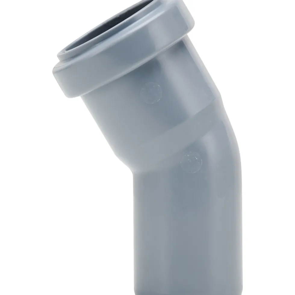 HTB-Abwasserbogen DN 40 mit 30° Winkel