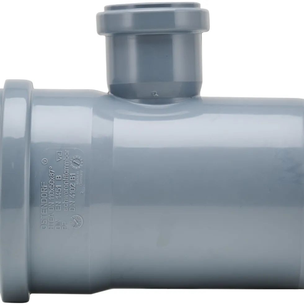 HT-Einfach-Abzweig DN 110/50, 87° aus Polypropylen