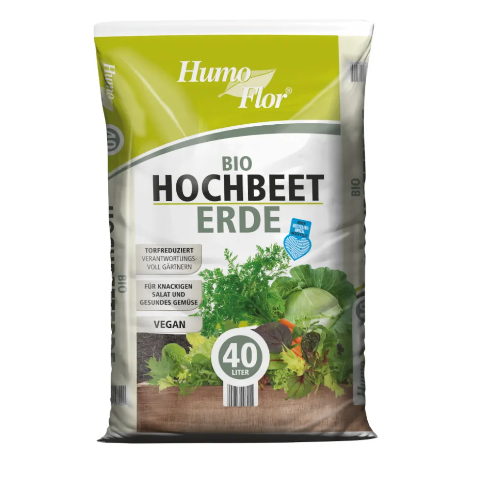 Humoflor Bio Hochbeeterde 40 Liter