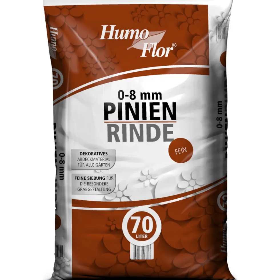 Humoflor® Pinienrinde Standard 0-8 mm, 70 Liter