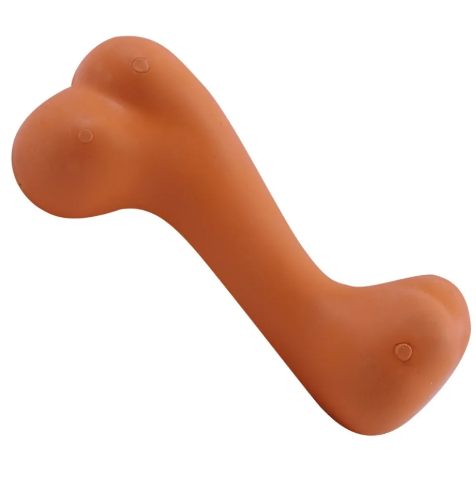 Hundespielzeug Knochen 14 cm Naturgummi schwimmend